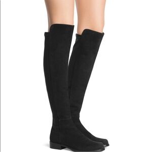 Stuart Weitzman over the knee boots Black Size 7